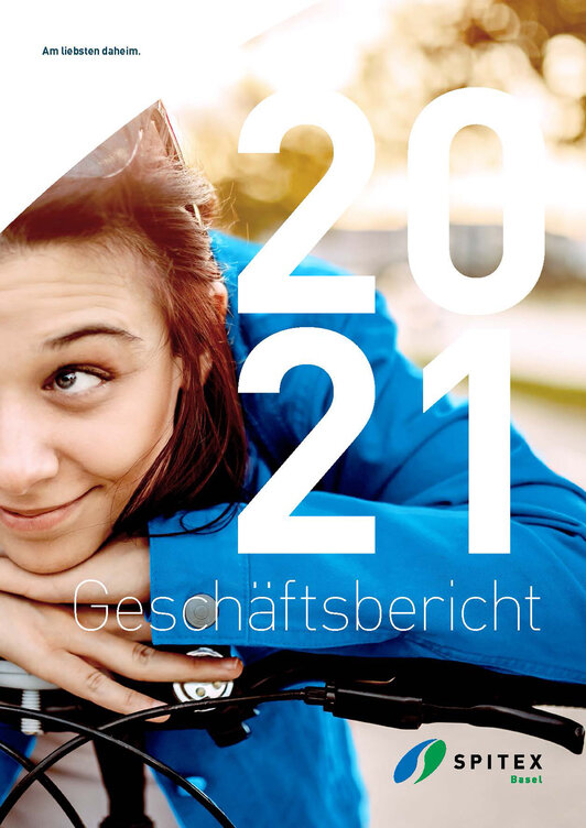 Titelbild Geschäftsbericht SPITEX BASEL 2021